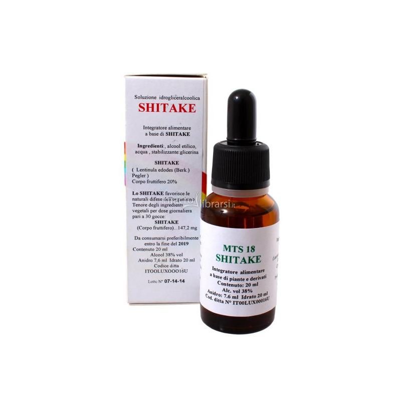 Mts18 Shitake Fungo in Gocce - Integratore Salutare da 20 ml