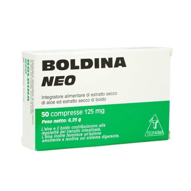 Neo Boldina - 50 Compresse - 125mg Ciascuna