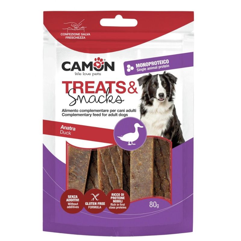 Camon Anatra Jerky Per Cani 80g