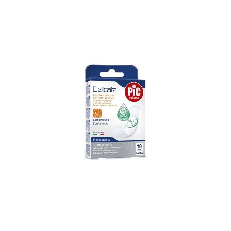 Pic Delicate - Pacco da 10 Cerotti, 25X72mm