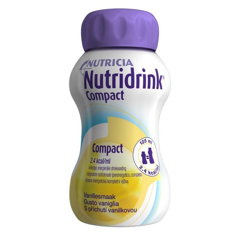 Nutridrink Compact Sapore Vaniglia - Pack da 4 x 125ml
