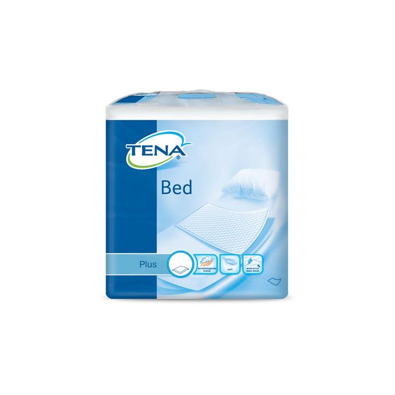 Tena Bed Plus - Protezioni Traversine 60X40cm, Pacco da 40 Pezzi