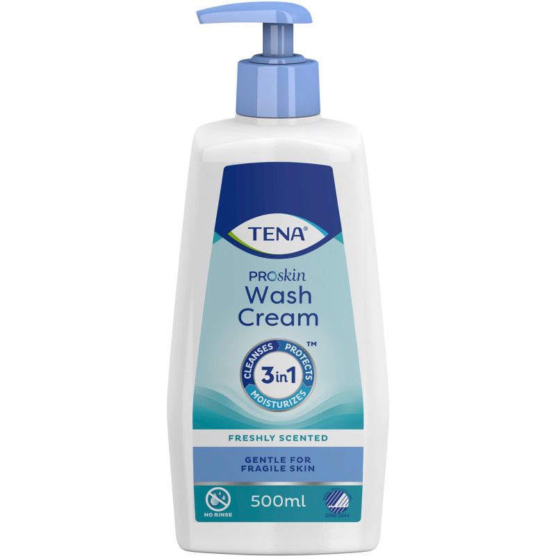 Tena Wash Cream 500ml - Crema Detergente Idratante