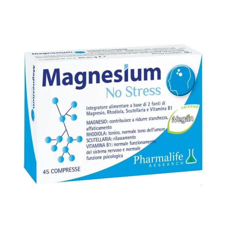 Integratore di Magnesio No-Stress, 45 Compresse