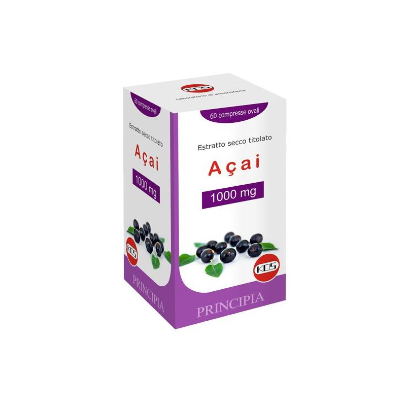 Estratto Secco di Acai 1000mg - Flacone da 60 Compresse