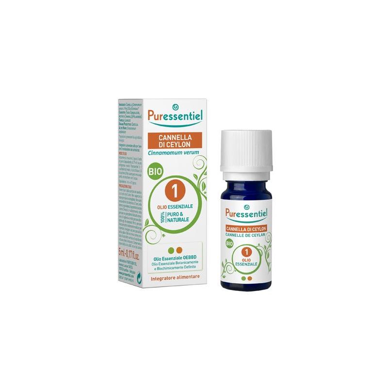 Olio Essenziale Biologico di Cannella Ceylon 5ml