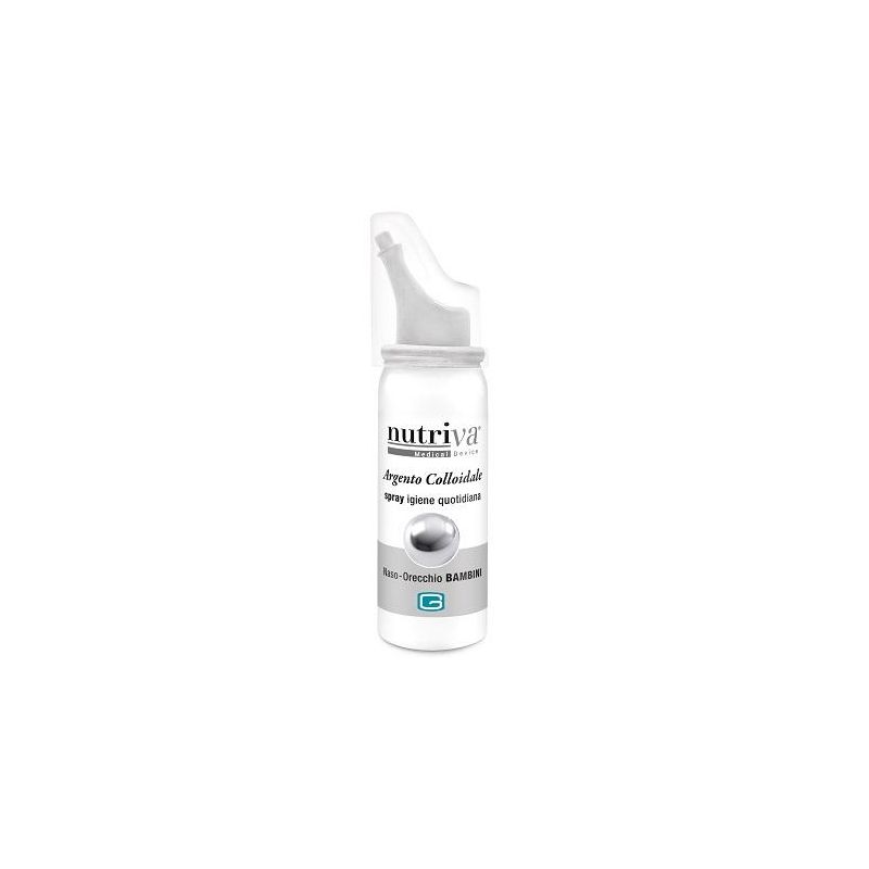 Spray Naso e Orecchio Argento Colloidale Nutriva per Bambini - 30ml