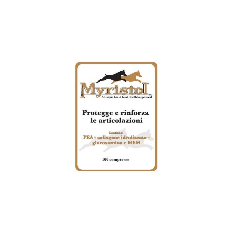 Myristol - Integratore per Articolazioni di Cani, 100 Compresse