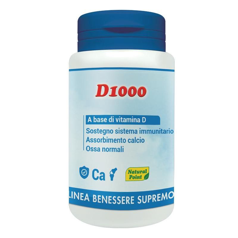 D 1000 Vitamina D Vegana - 70 Capsule Vegetali