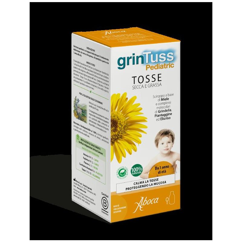 Aboca Grintuss Pediatrico: Sciroppo per la Tosse 180g