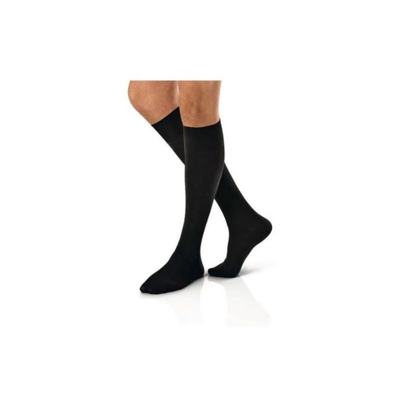 Calza Compressiva Jobst for Men 15-20mmhg Gambaletto Blu Taglia 4