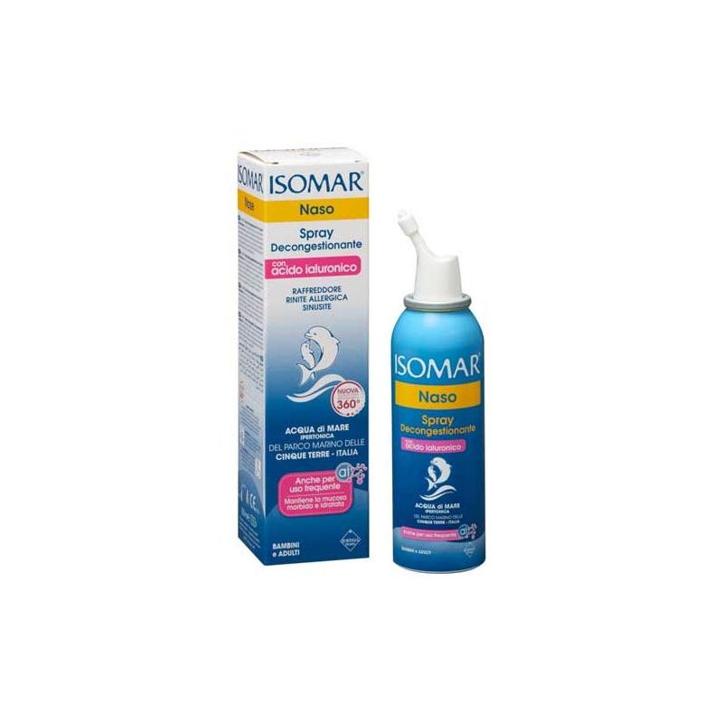 Isomar Decongestionante Spray con Acido Ialuronico, 100ml