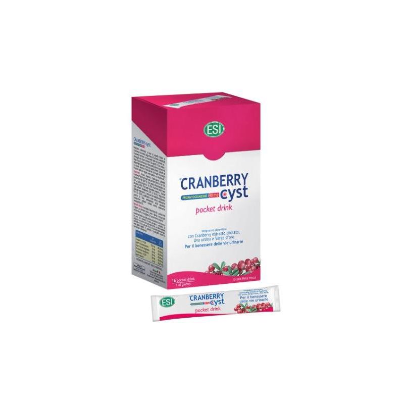 Cranberry Cyst Support Drink - 16 Pacchetti