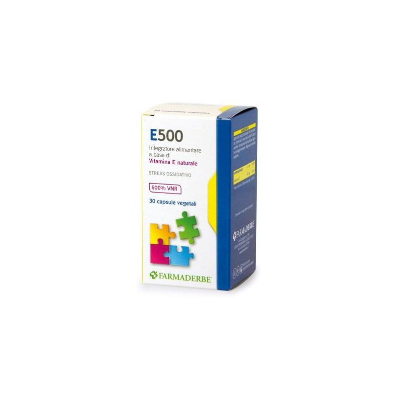 Vitamina E 500mg - Confezione da 30 Capsule