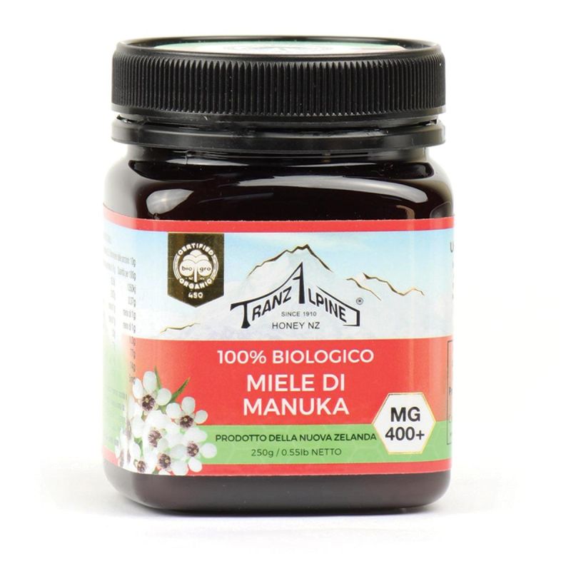 Miele di Manuka Biologico con Potenza MGO 400+ - 250g