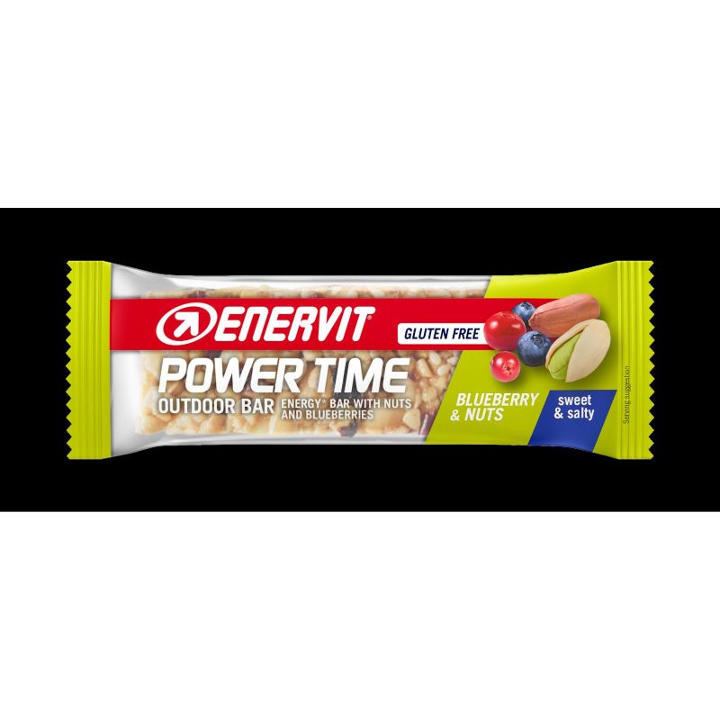 Enervit Power Time 30g - Snack Energetico con Arachidi e Mirtilli