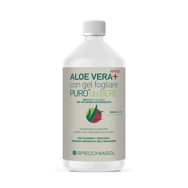 Succo di Aloe Vera e Mirtillo Rosso - 1 Litro