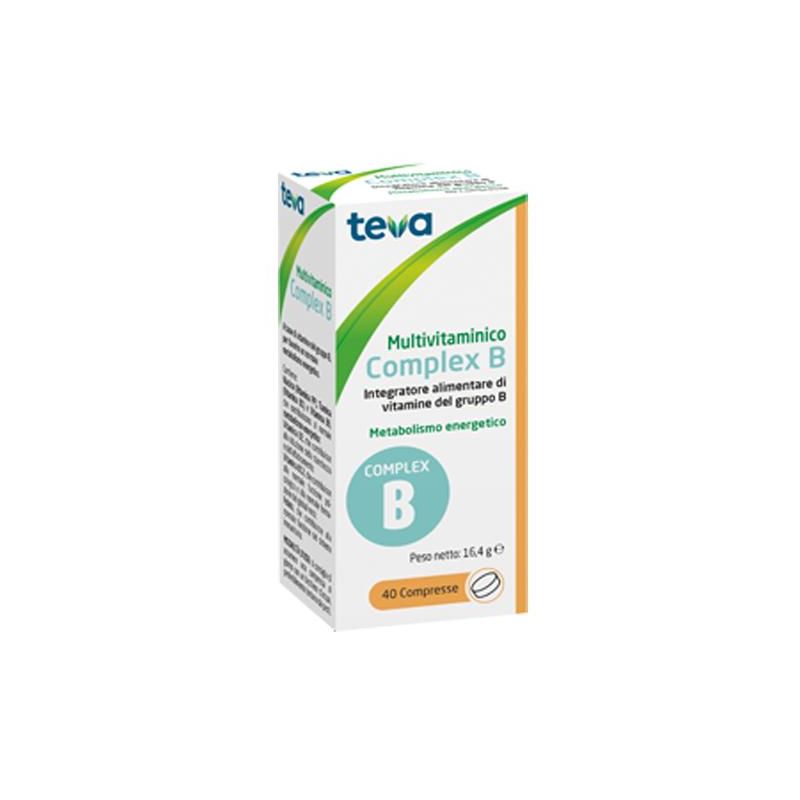 Complex B Multivitaminico Teva - 40 Compresse da 16,4g
