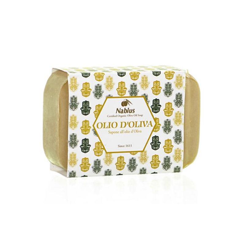 Sapone Biologico con Olio d'Oliva da Nablus, 100g
