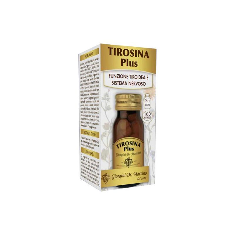 Dr Giorgini Plus Tirosina - 100 Compresse Premium