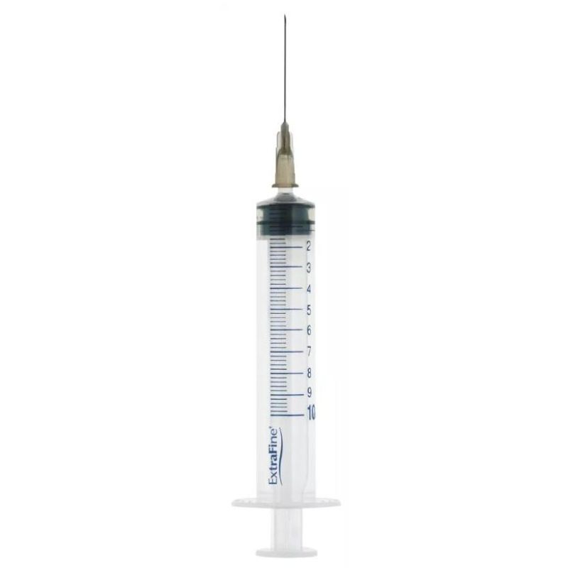 Siringa Ipodermica Extrafine da 10ml con Ago 12 G22