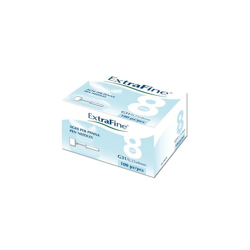 Confezione da 100 Pezzi di Aghi Extrafine, Calibro 31, 8mm