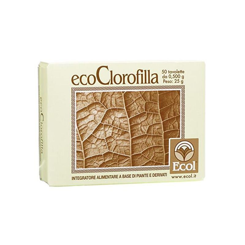 Ecol Ecoclorofilla 50 Tavolette Vegane