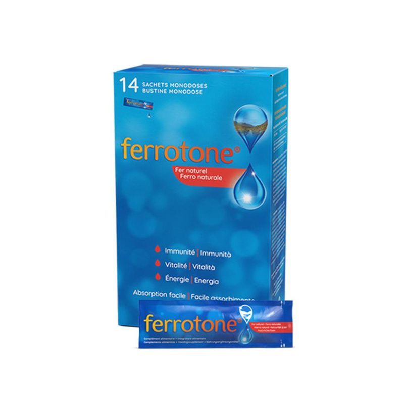 Ferrotone Supplemento Ferroso 20mg - 14 Buste