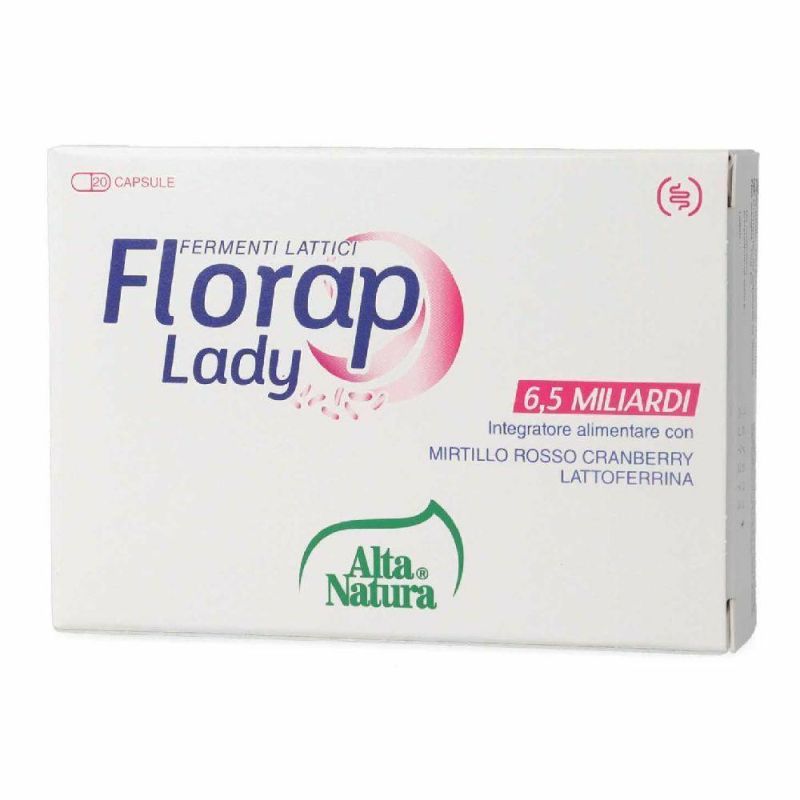 Florap Lady Probiotico 500mg - Confezione da 20 Opercoli