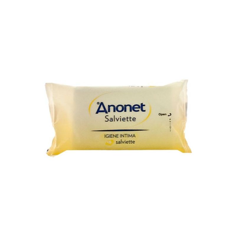 Anonet Salviette Igienizzanti - Confezione da 15 Pezzi