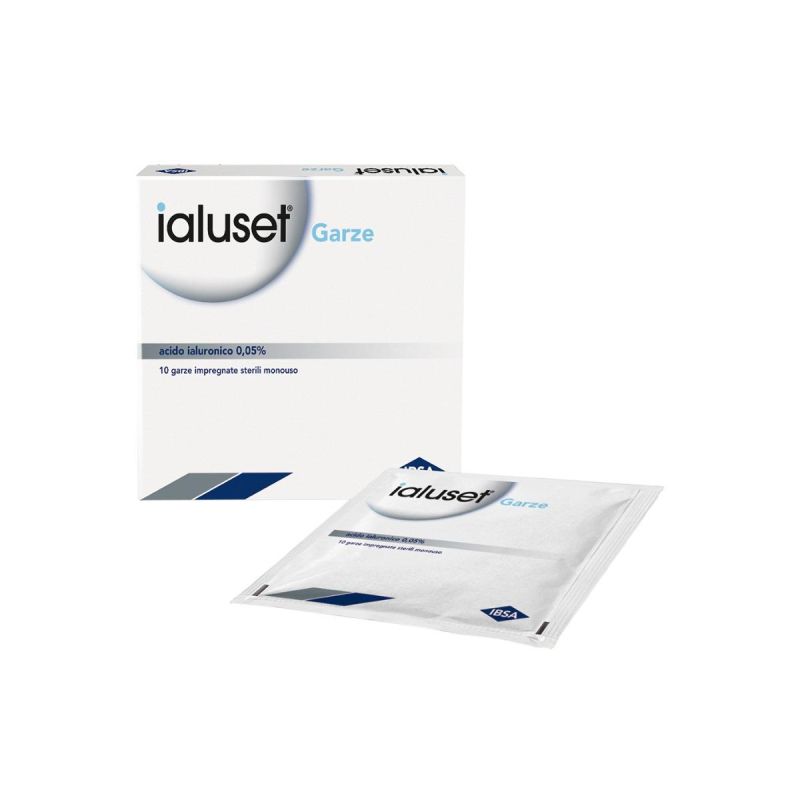 Ialuset Garza Medicata 10x10cm - 10 Pezzi