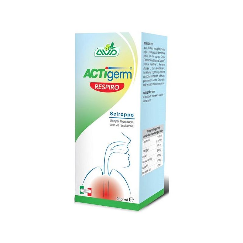 Actigerm Respiro - Sciroppo per la Salute Respiratoria, 250ml