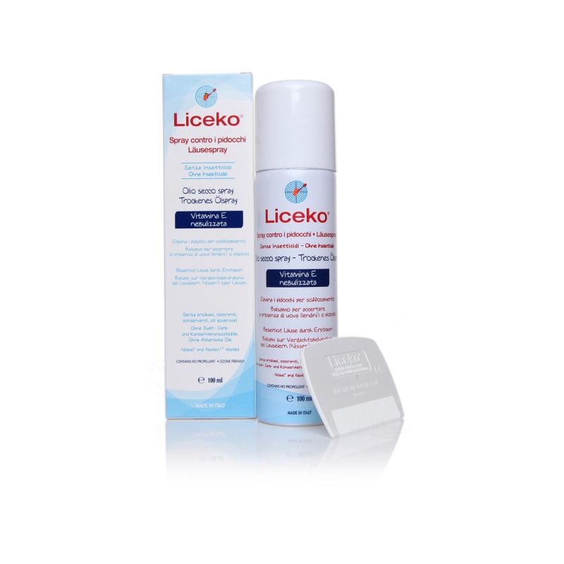 Liceko Anti-Lice Spray con Vitamina E, 100ml