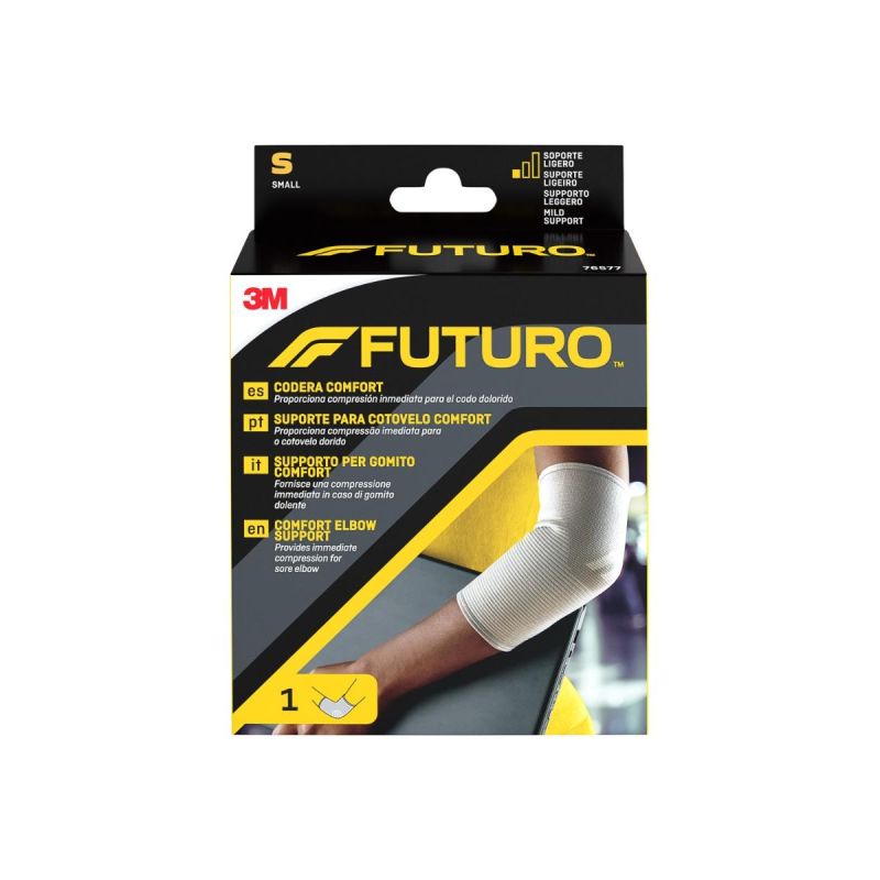 Supporto per Gomito Comfort Futuro, Taglia Small - Ergonomico ed Elastico