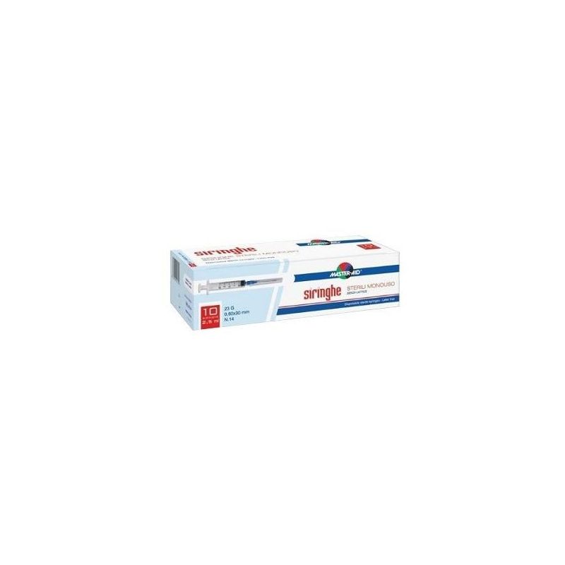 Master-Aid Siringa da 5ml per Venipuntura con Calibro 23 - Pacco da 10 Pezzi