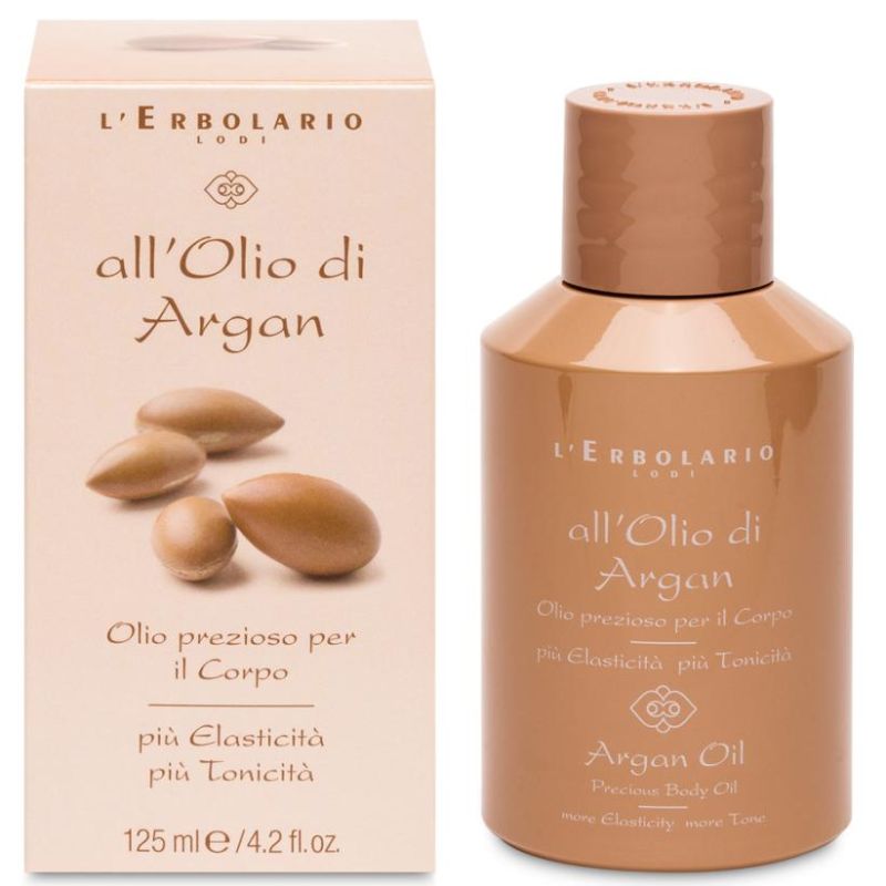 L'Erbolario Olio Nutriente per il Corpo con Argan, 125ml