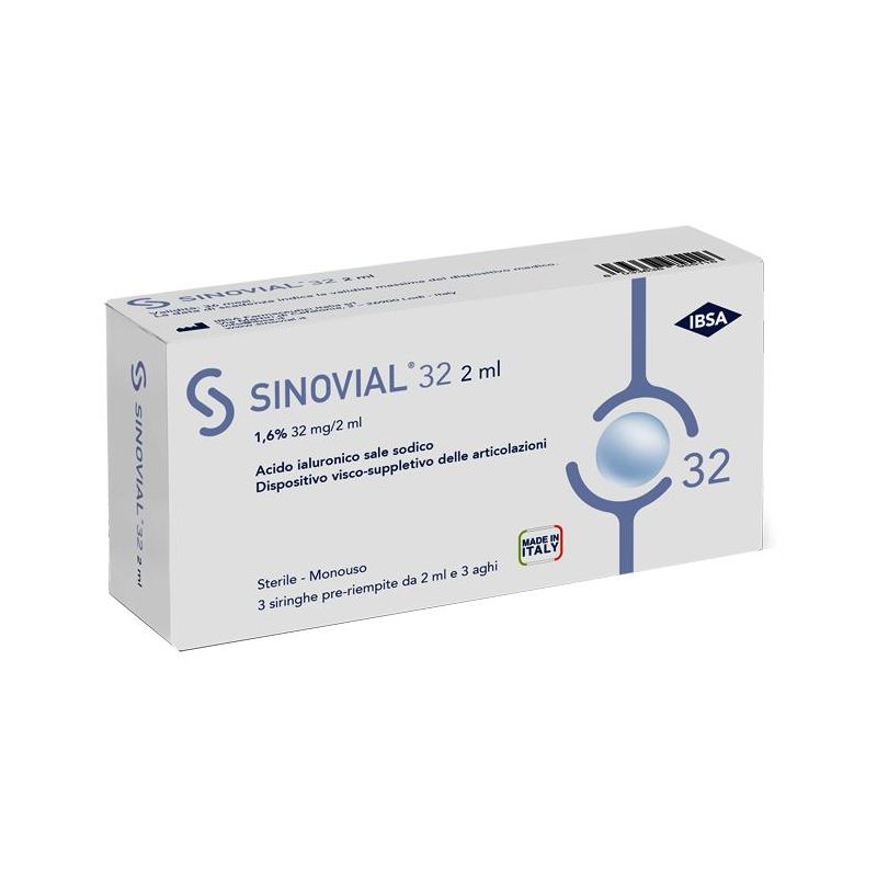 Sinovial Forte 1,6% Iniettabile - Confezione da 3 Siringhe