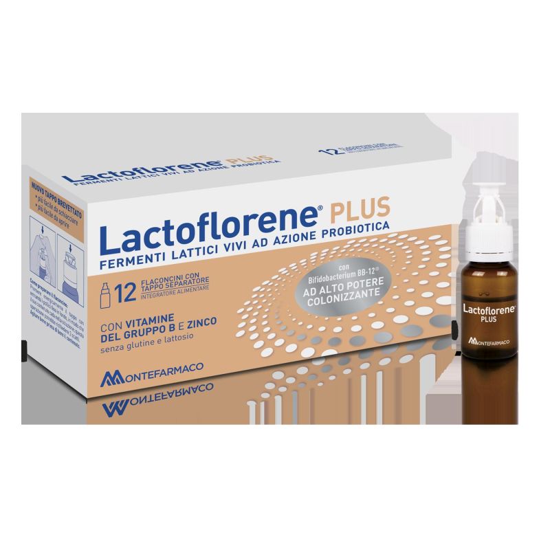 Lactoflorene Plus Probiotico in Flaconi da 10ml - Confezione da 12