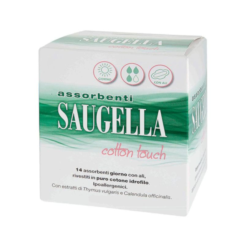 Saugella Cotton Touch Assorbenti Giornalieri - Pack da 14 Pezzi