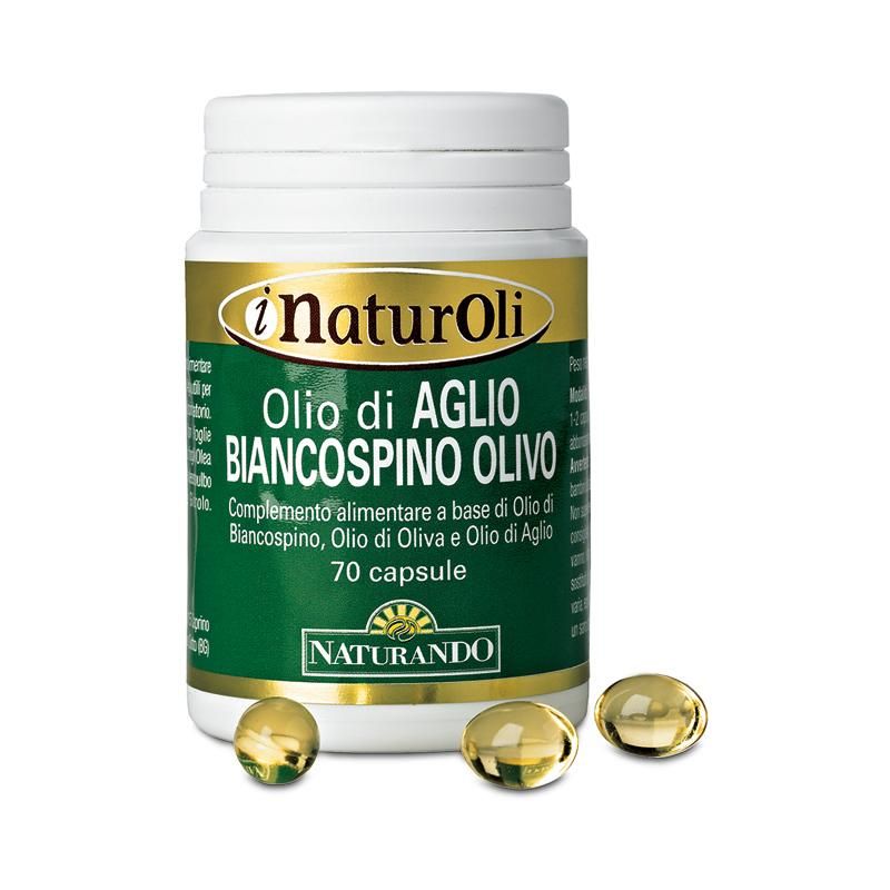 Naturoli: 70 Perle di Aglio, Biancospino e Olivo