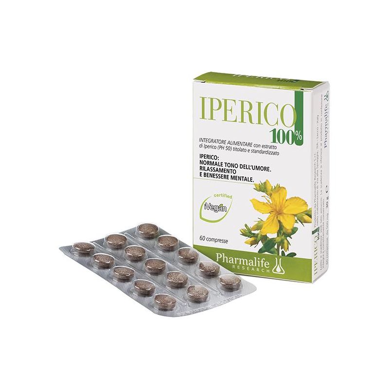 Compresse di Iperico 100% Naturale, Pacco da 60