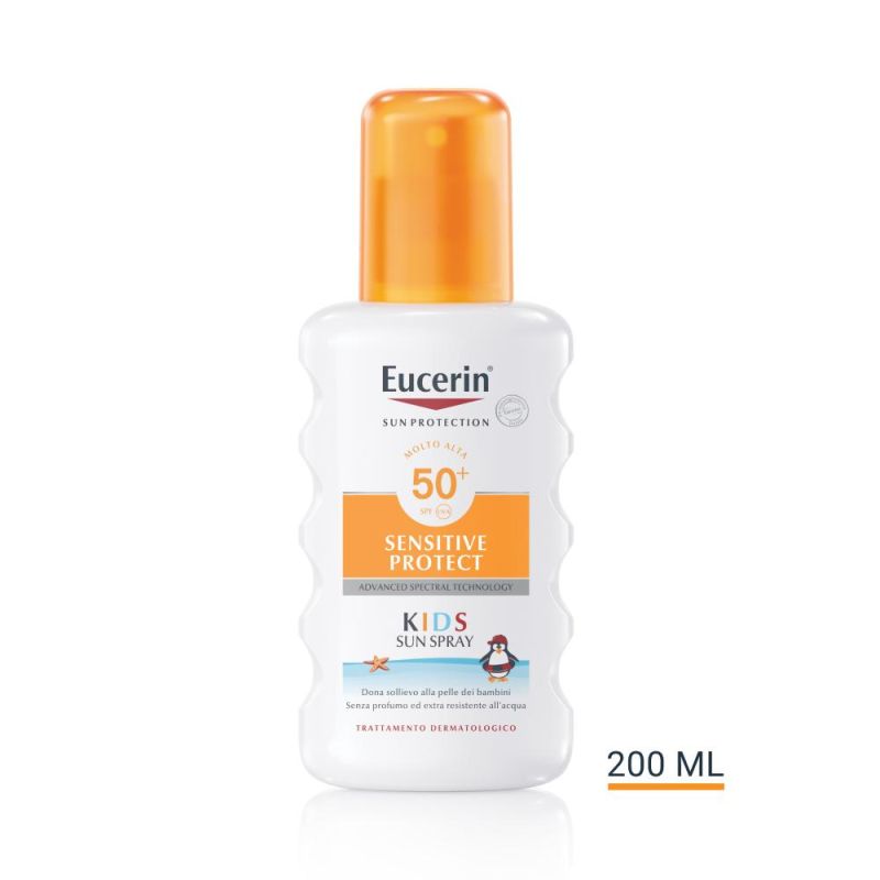 Eucerin Kids Sun Spray SPF50+ per pelle sensibile, 200ml