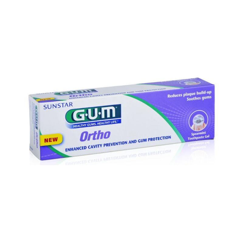Dentifricio Gel Gum Ortho 75ml per Cura Ortodontica