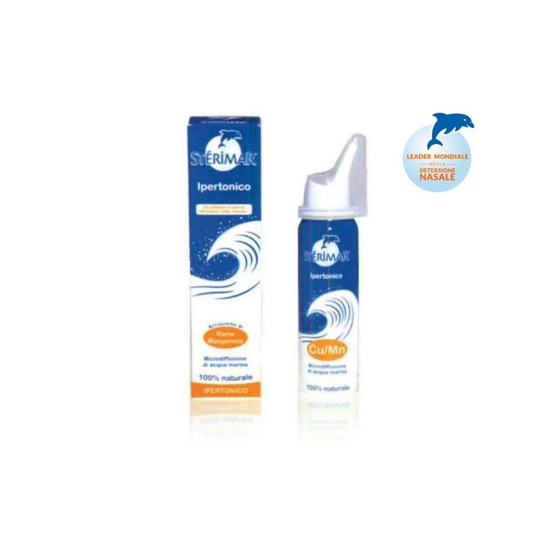 Sterimar Iperotonico con Rame e Manganese - Spray Nasale 50 ml