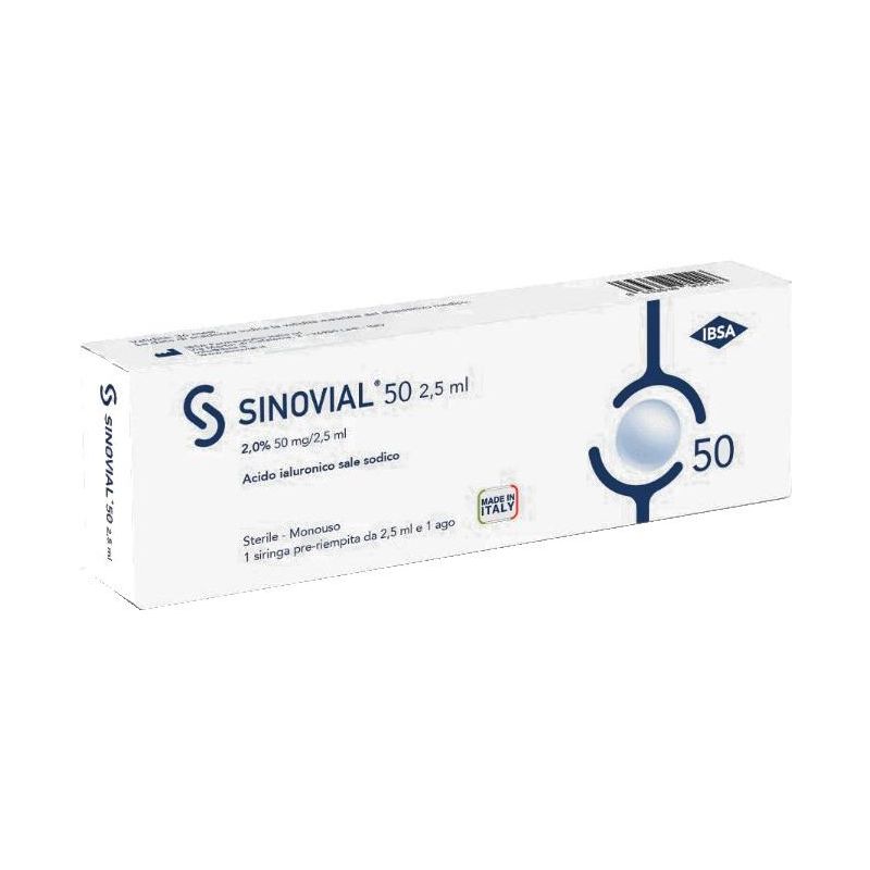 Siringa Sinovial One 2% - Capacità 2,5 ml