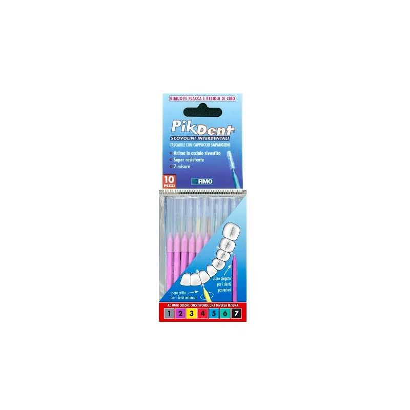 Pikdent Viola - Set di 10 Scovolini Interdentali N°2