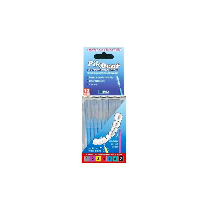Pikdent Azzurro - Set di 10 Scovolini Interdentali N° 5
