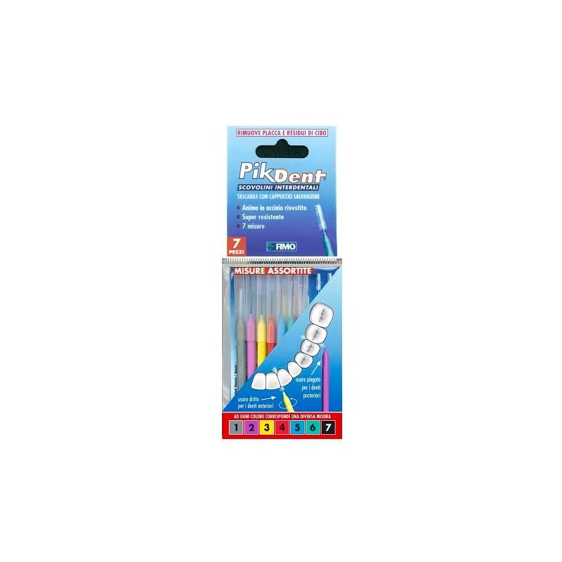 Pikdent Set di 7 Scovolini Interdentali Assortiti