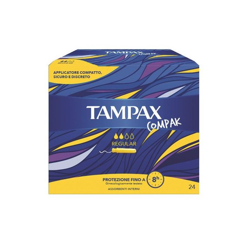 Tampax Compak Regular - Confezione da 24 Tamponi