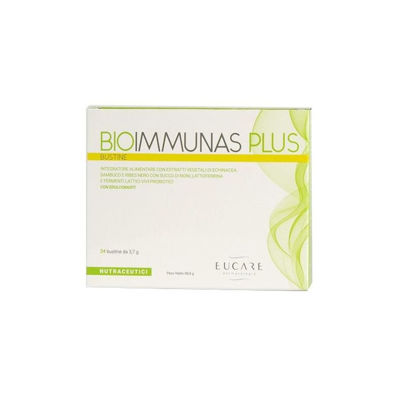 Bioimmunas Plus - Integratore Immunitario Naturale - 24 Bustine